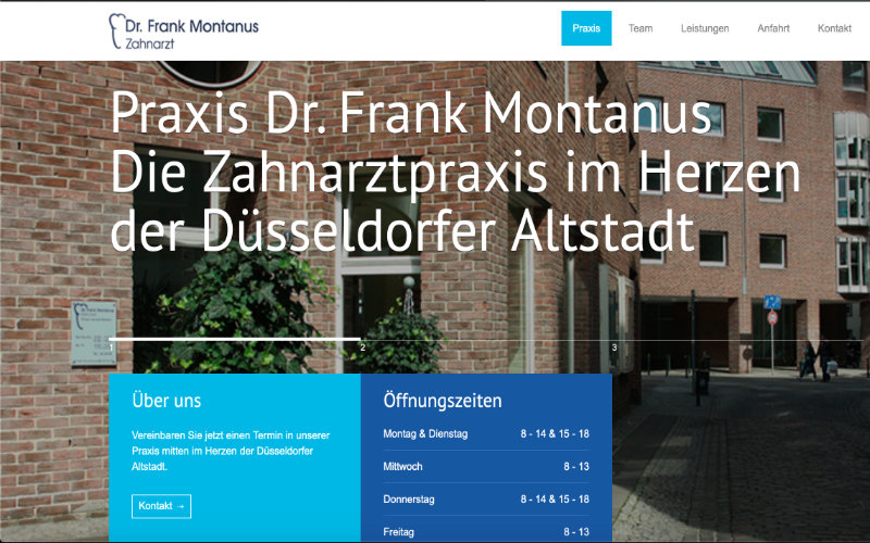 Dr. Frank Montanus - Referenzbild Startseite