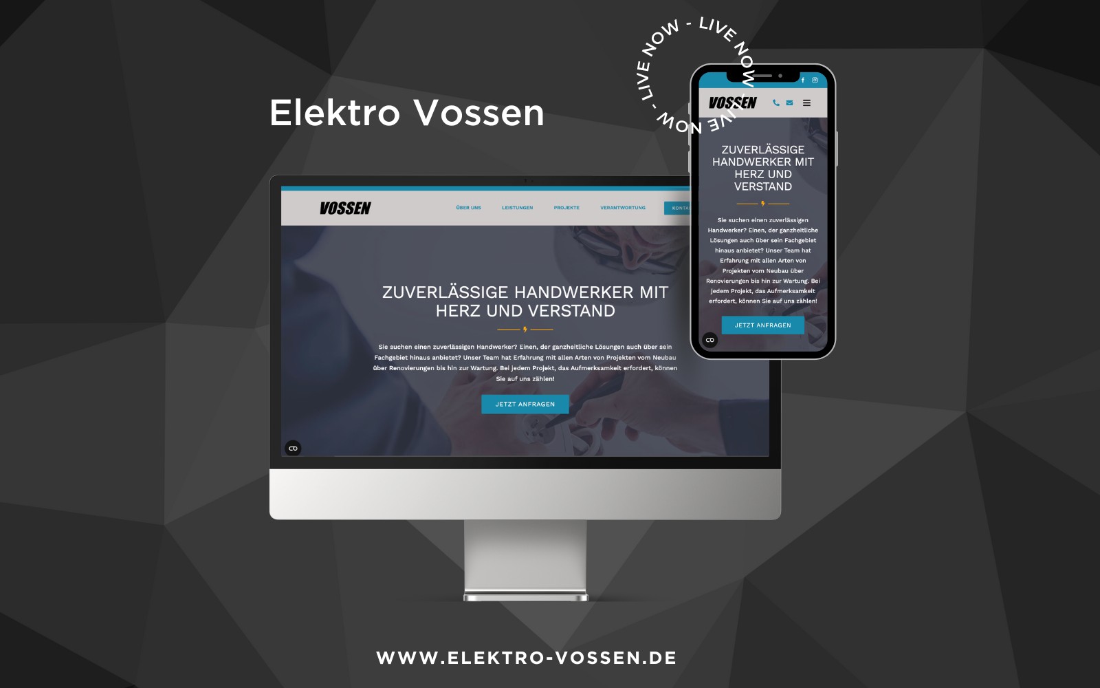 Referenzprojekt Elektro Vossen | Made by the zign
